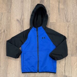 Under Armour Kids Soft Shell Water Repellant Hooded Zip Jacket